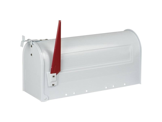 Postkasse Burg Wächter US-BOX 891 W Stålplade Hvid