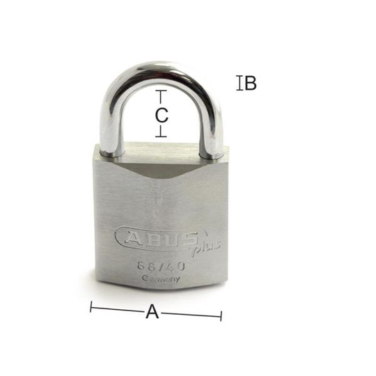 ABUS 88 Hänglås dubbelreglad, 6-pack 40 x 7 x 23 mm