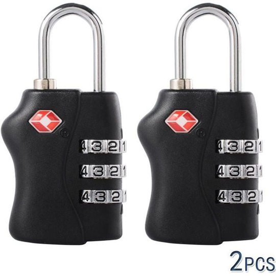XCSOURCE® 2PCS TSA-hänglås med kodkombinationshänglås för resväska Bagage HS206