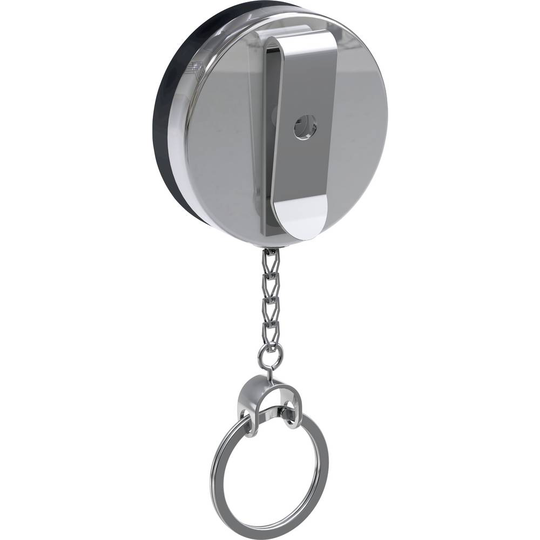 Basi Nyckelclip Silver, Svart 1 st