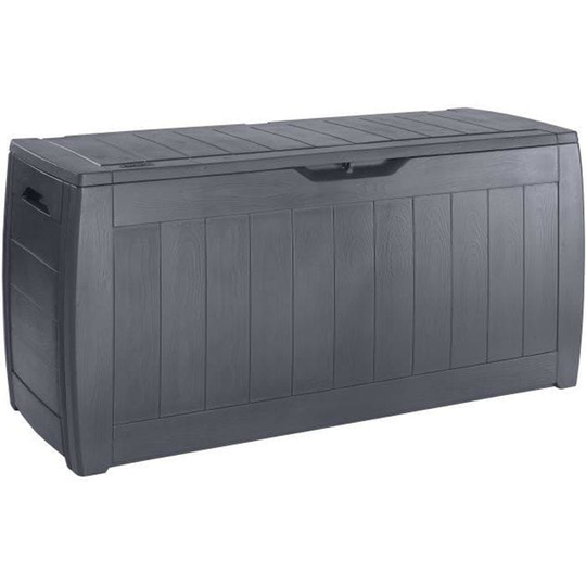 KETTER HOLLYWOOD Resin Trädgårdslåda - 270 L - Grå