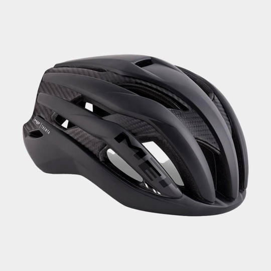 Met Trenta 3K Carbon Black Raw Carbon/Matt, Cykelhjälm