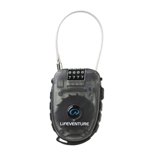 vajerlås väskor, vajerlås snowboard, LIFEVENTURE CABLE LOCK, LV9760