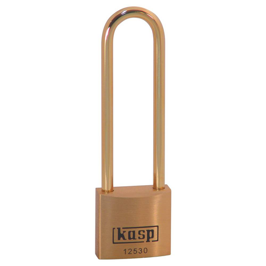 Kasp K12530L70BD Hänglås 30 mm Guldgul Nyckel