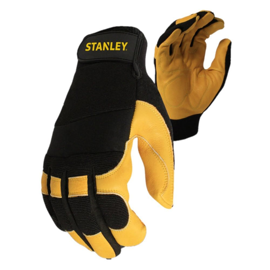 Stanley Unisex Adult Hybrid Performance Leather Safety Gloves för vuxna