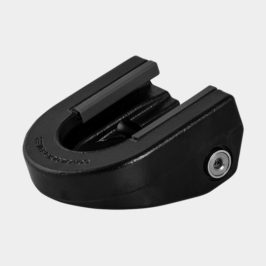 Släpvagnslås Combilock, 71 mm, Ø12 mm, grå