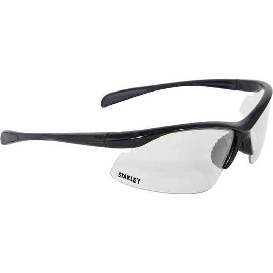 Stanley by Black & Decker Stanley 10 Base Curve Clear Glasses SY150-1D EU Skyddsglasögon Svart DIN EN 166