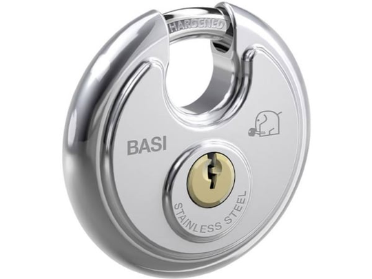 Basi 6100-7001-703 Hængelås 70 mm Identiske 703 Sølv Nøglelås