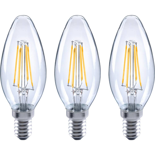 Sygonix Glödlampa N/A N/A 4 W = 40 W Varmvit (Ø x H) 35 mm x 100 mm 3 st