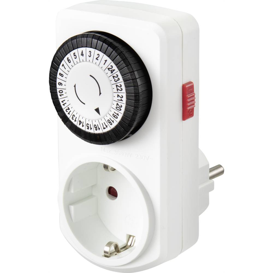 Sygonix SY-5042668 Kopplingsur analog Dagsprogram 3680 W IP20 Kontinuerlig drift