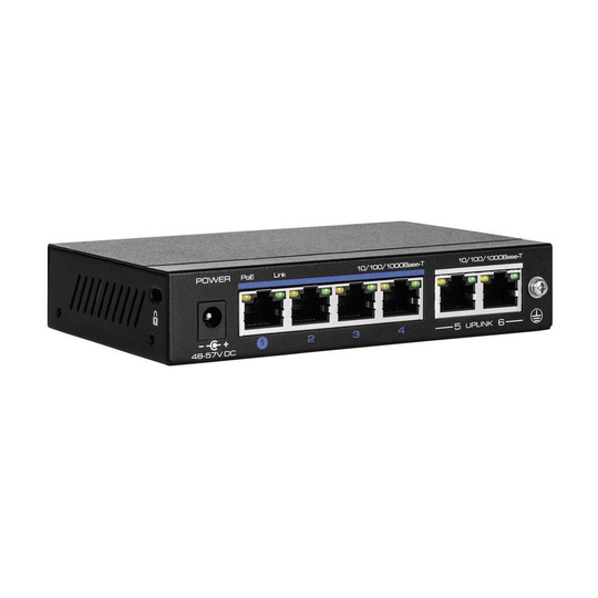 ABUS ITAC10100 Nätverks-switch 4 Port PoE-funktion