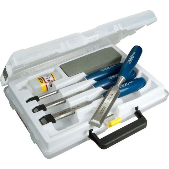 Set med STANLEY ABS trämejslar med handtag - 0-16-130 - Set med 4 delar