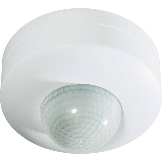 Renkforce 1296308 Tak, Utanpåliggande PIR-rörelsedetektor 360 ° Relä Vit IP20