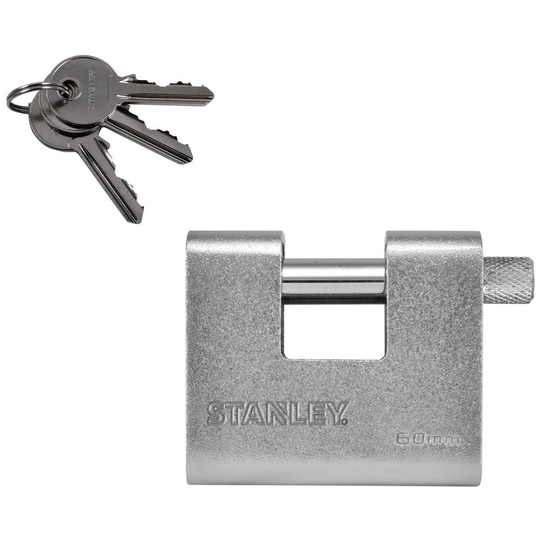 STANLEY S742-022 Hänglås 60 mm Nyckel