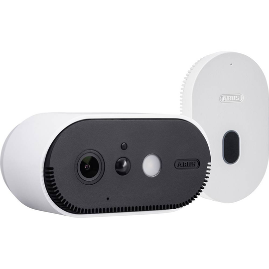 WiFi IP-Övervakningskameraset 2 kanaler med 1 kamera 1920 x 1080 pixel ABUS ABUS WLAN Akku Cam mit Basisstation PPIC90000