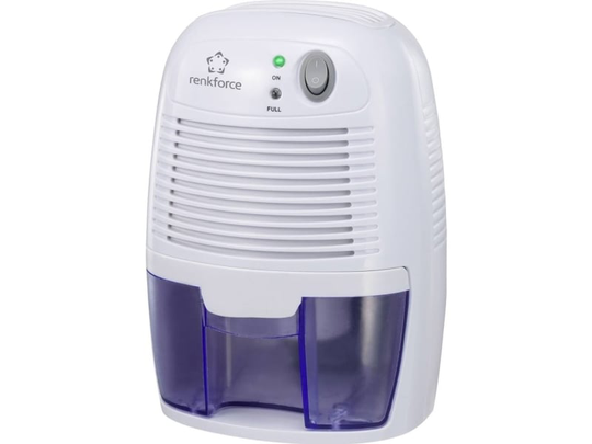 Renkforce HD-68W Luftaffugter 20 m² 0.011 l/h Hvid, Blå