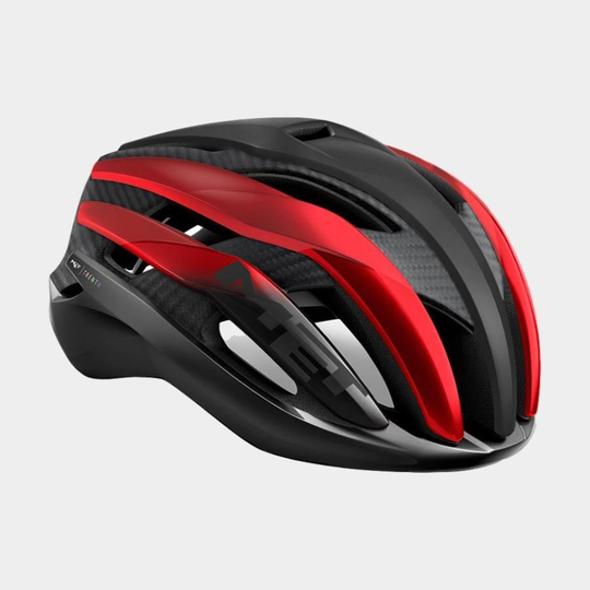 Met Trenta 3K Carbon White Raw Carbon/Matt, Cykelhjälm