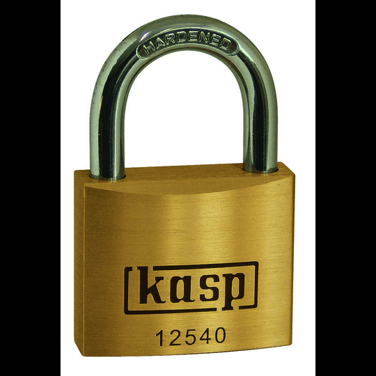 Kasp K12560A3 Hänglås 60 mm Guldgul Nyckel