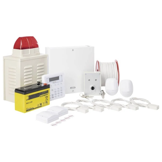 ABUS Larmsystem-set Terxon SX AZAA10200 Larmzoner 8x trådbundna, 1x sabotagezon