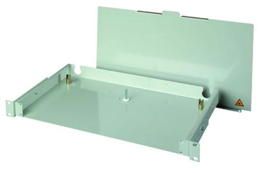 Telegärtner Housing BASIS V 1 HU, ST, SC, SC-Duplex, FDDI (MIC), E2000, E2000, MT-RJ, MT-RJ, LC Duplex, DIN, FC/PC, F-SMA, 482 mm, 44 mm, 265 mm
