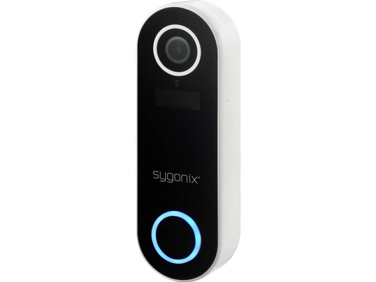 Sygonix SY-DB 500 Udendørs enhed IP-video-dørsamtaleanlæg WLAN Hvid, Sort