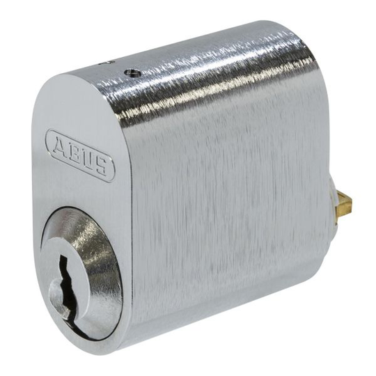 ABUS 6626 N Twins Ovalcylinder 3 nycklar, lika låsning, 2-pack