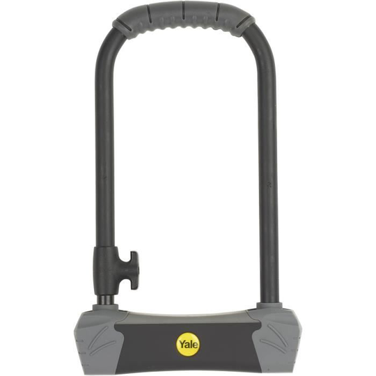 Yale U-lås med hög säkerhet för cyklar, mountainbikes, 230 x 115 x 14 mm (certifierat säljs säkert guld)