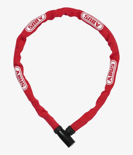 Abus Steel-O-Chain 4804K, 75 cm, Röd - Kättinglås