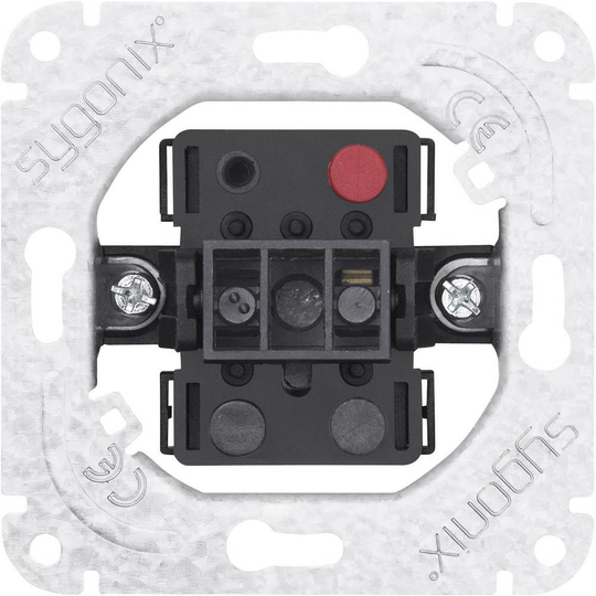 Sygonix Insats Tryckknapp SX.11 Sygonix vit, matt 33597D
