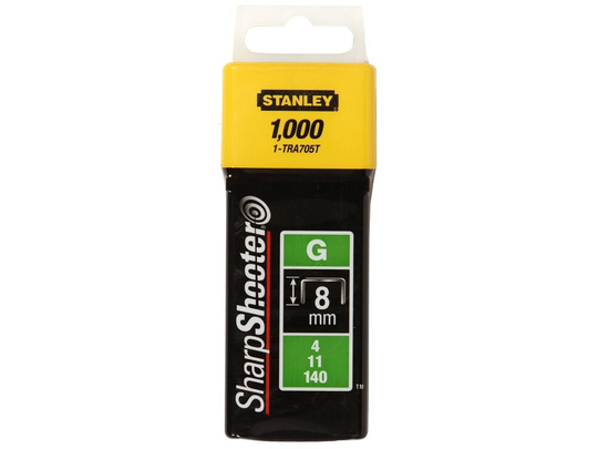 Stanley 1-TRA705T - 8mm - 1000 stk - Hæfteklammer