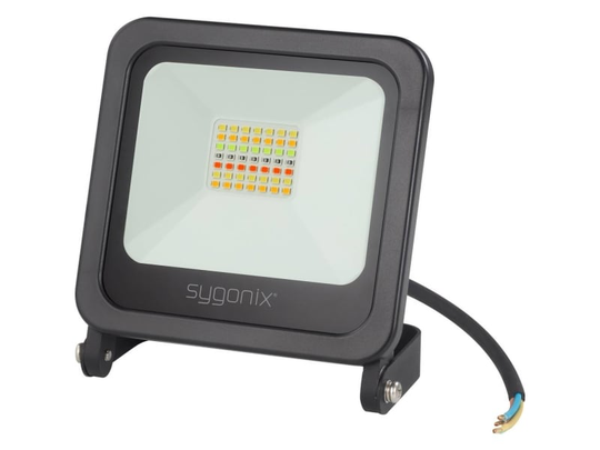 Sygonix SY-4782326 Udendørs projektør Energiklasse: F (A - G) 24 W Varmhvid, RGB, Neutralhvid