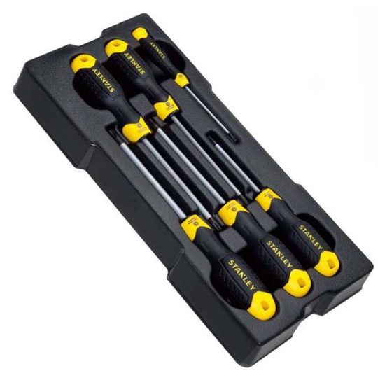 STANLEY STMT1-74182 Transmodule Skruvmejselsats 6 delar, T10-T40