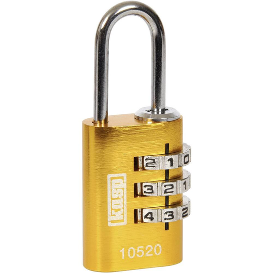 Kasp K10520YELD Hänglås 20 mm Gul Kombination