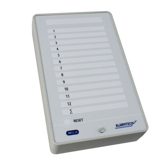 Alarmtech RM 12-24 Relämodul med indikeringstablå