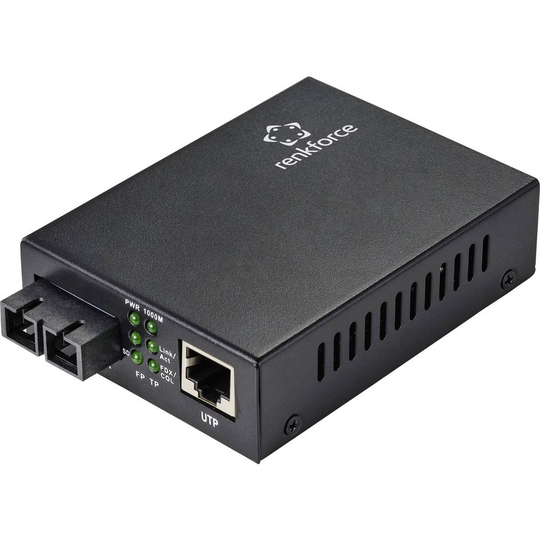 CAT 6, SC Duplex Mediakonverter 1000 MBit/s Renkforce RF-4581874