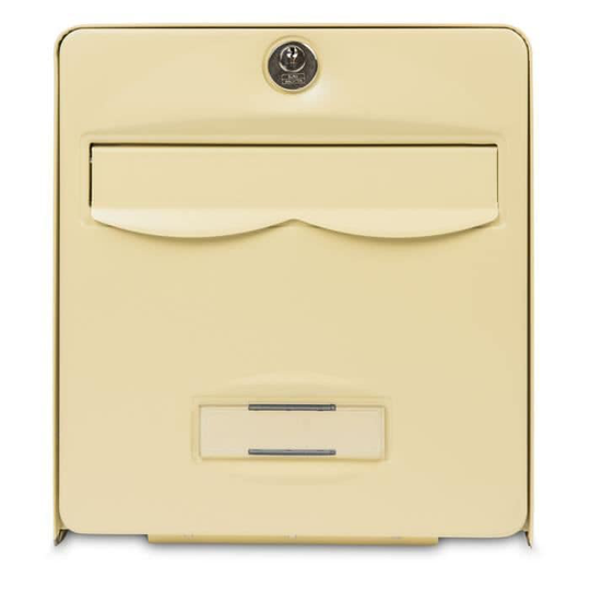 BURG WACHTER Galvaniserat stål Balthazar brevlåda - 2 dörrar - Beige