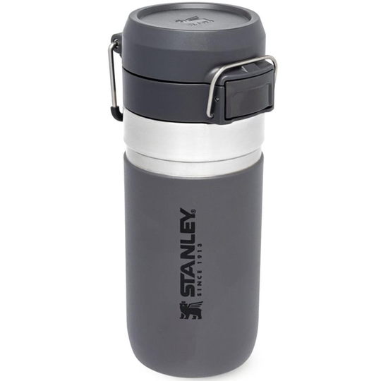 STANLEY The Quick Flip Vattenflaska 0,47L - Charcoal