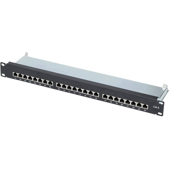 Renkforce 26 + 2 Port Nätverk Patchpanel CAT 6 1 U