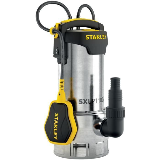 STANLEY - Vakuumpump för smutsvattenkällare 1100 W Pumpkropp - rostfritt stål