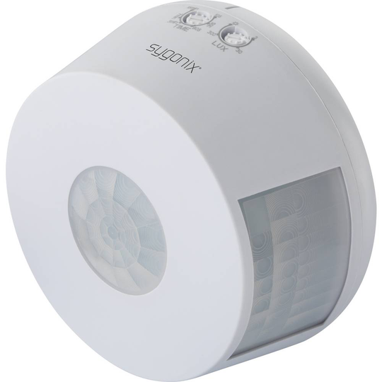 Sygonix SY-4755358 Tak PIR-rörelsedetektor 360 ° Relä Vit