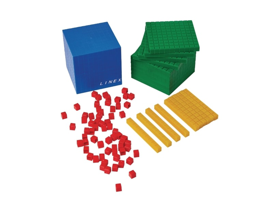Basis kube linex, sæt a 10, plast