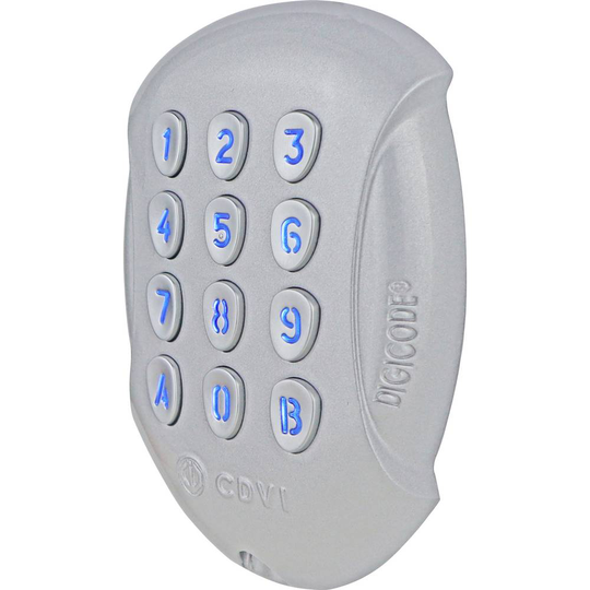 CDVI Security F0201000047-J Kodlås 12 V, 24 V, 48 V IP65 Bluetooth-ready, med upplyst knappsats