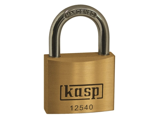 Kasp K12530A6 Hængelås 30 mm Identiske Gyldengul Nøglelås