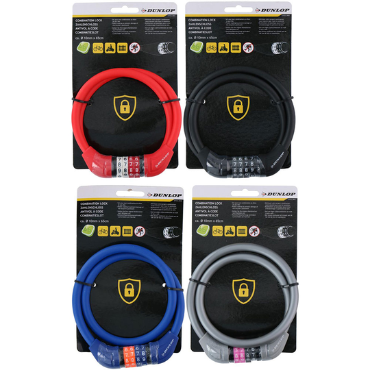 Dunlop Kombinationslås för cykel