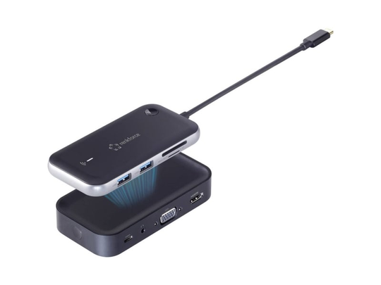 Renkforce RF-4499450 USB-C™ Mini-dockingstation Passer til mærkerne: univerzálny trådløs billedtransmission, integreret kortlæser