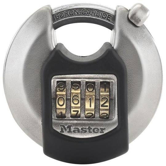 Master Lock Excell 70mm Disc Hänglås i rostfritt stål M40EURDNUM