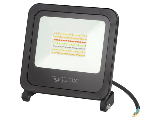 Sygonix SY-4782322 LED-udendørs projektør Energiklasse: F (A - G) 45 W Neutralhvid, Varmhvid, RGB