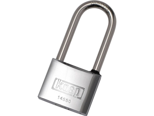 Kasp K14550L63D Hængelås 50 mm Forskellige Rustfrit stål Nøglelås