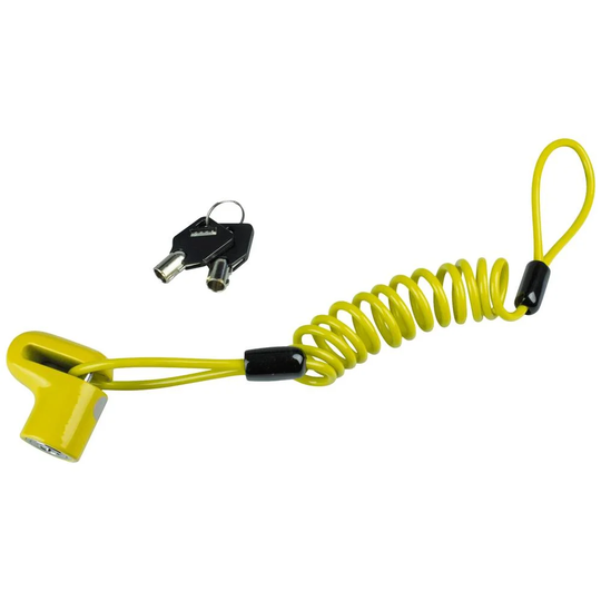 Burg Wächter 520 50 yellow SB Bromsskivelås Neongul Nyckellås