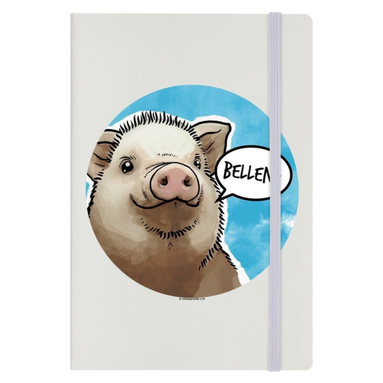Cute But Abusive Bellend Pig Notebook